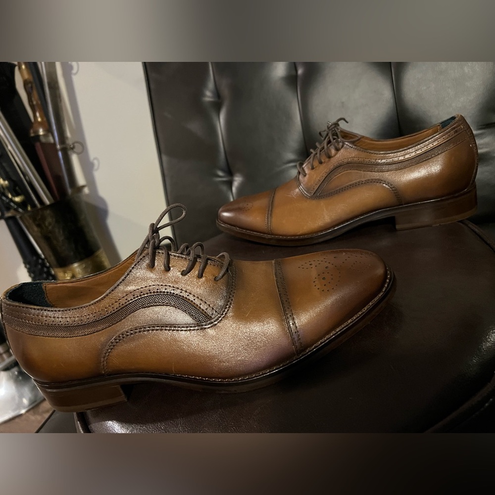 Johnston & Murphy Brown Leather Oxfords